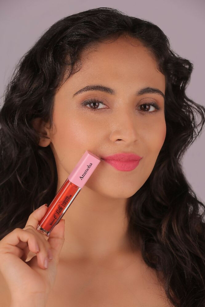 Ammoha Cosmetics Long-Lasting, Matte-Finished Spring Flamingo Color Liquid Lipstick | Grocsy