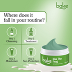 Bake Kiss The Frog Anti Acne Clay Mask With 2% Salicylic Acid & Niacinamide | Grocsy