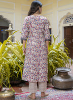 Vegaa Fashion Cream Cotton Kota Checks Salwar Suit | Grocsy