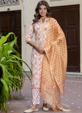 Vegaa Fashion Light-Sky Blue Cotton Kota Checks Salwar Suit | Grocsy