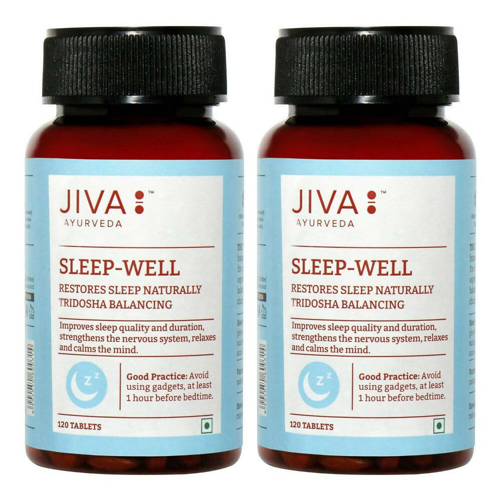Jiva Ayurveda Sleep Well Tablets | Grocsy
