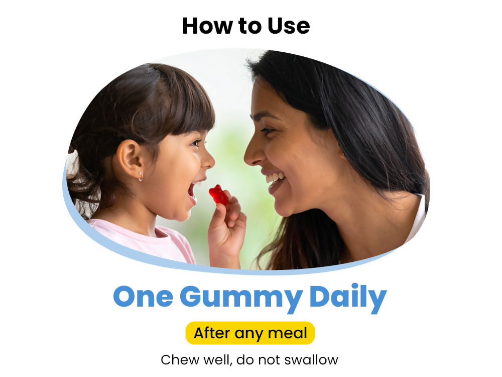 Little Joys Calcium & Vitamin D Gummies For Kids (2+ years) With Strawberry Flavour | Grocsy