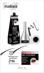 Maliao Professional Matte Look Long Wear Black Gel Eyeliner | Grocsy