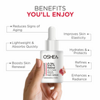 Oshea Herbals Phytoderma 0.2% Retinol & 1% Peptide Face Serum | Grocsy
