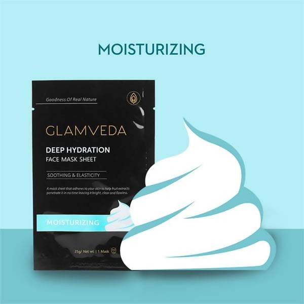 Glamveda Moisturizing Deep Hydration Sheet Mask | Grocsy