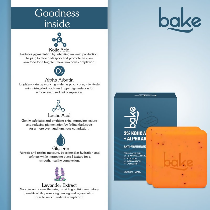 Bake 2% Kojic Acid Soap | Grocsy