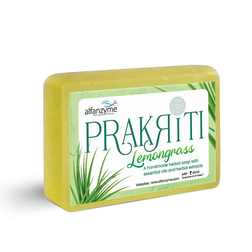 Prakriti Herbal Soap Lemongrass | Grocsy