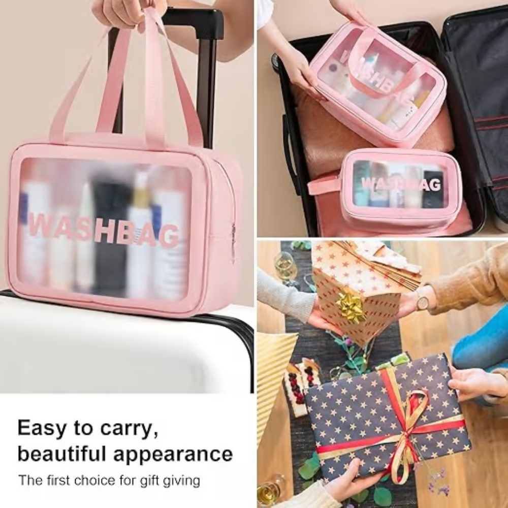 Bronson Professional Makeup Pouch Travel Toiletries Organizer Cosmetic Bags Portable | Grocsy