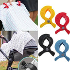 Safe-O-Kid Baby Stroller Seat Cover Clips For Protection & Safety for kids- Black | Grocsy