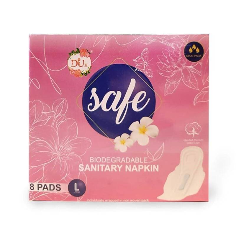Duh Safe Biodegradable Sanitary Napkins L | Grocsy