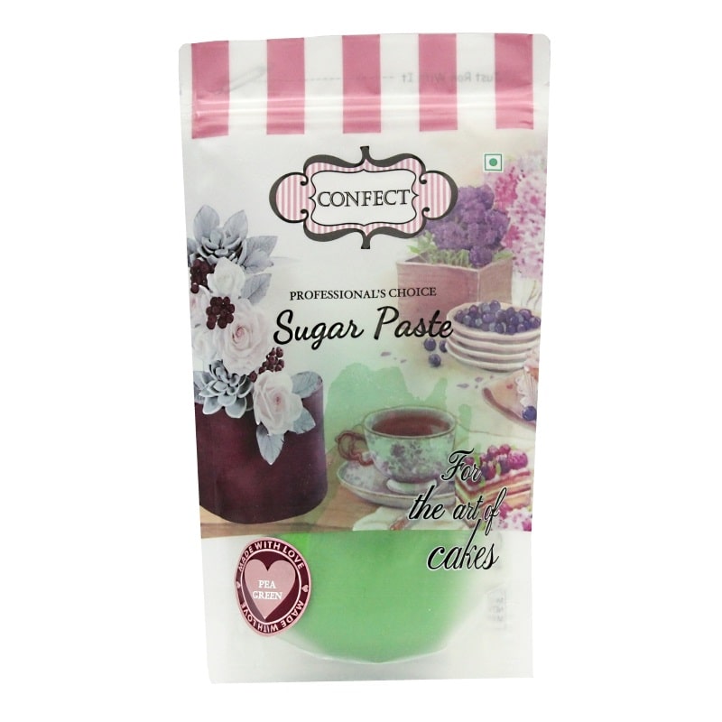 Confect Pea Green Fondant | Edible Nutritional Sugarpaste | Grocsy