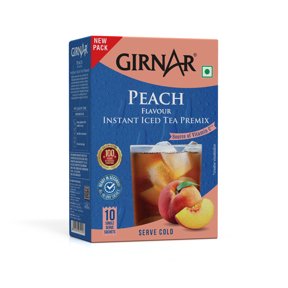 Girnar Peach Iced Tea | Grocsy
