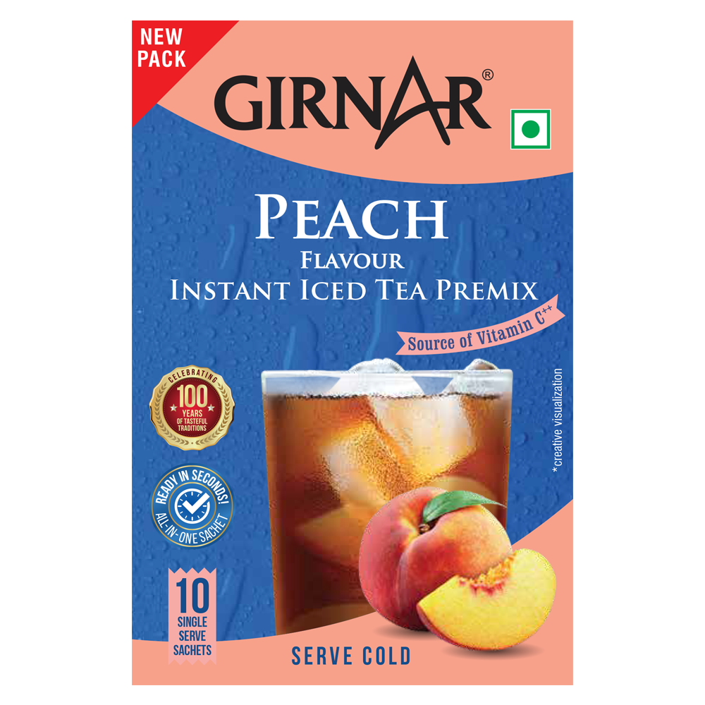Girnar Peach Iced Tea | Grocsy