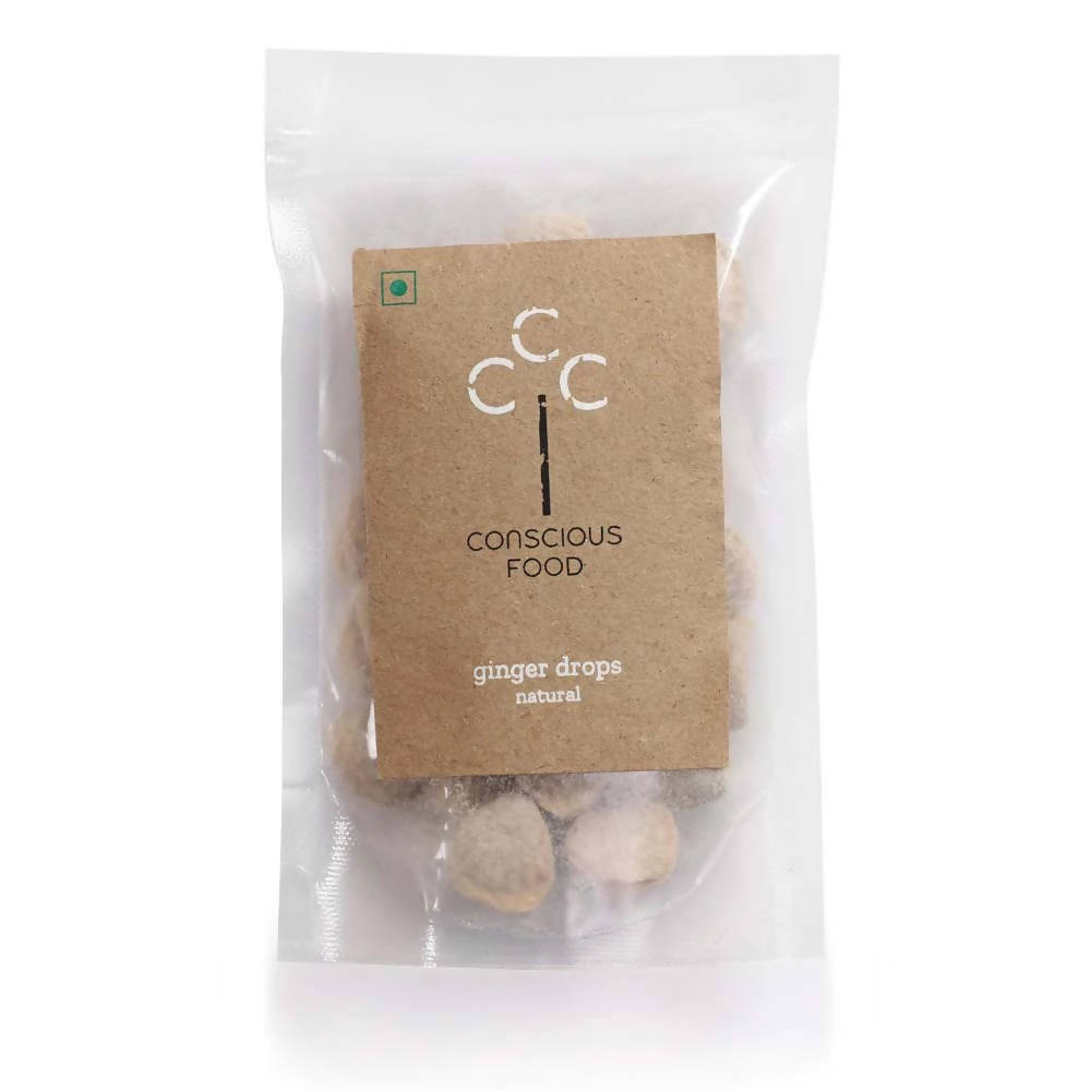 Conscious Food Natural Ginger Drops | Grocsy
