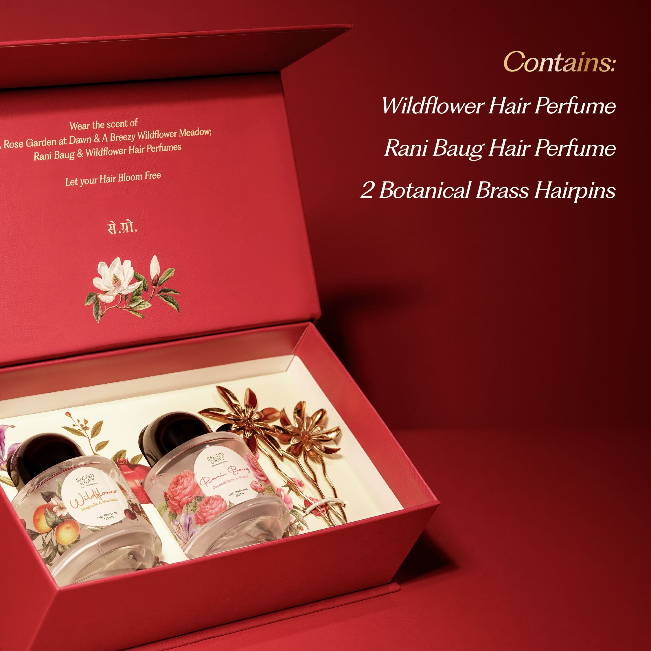 Sacred Grove The Bloom Box: Hair Perfume Set | Grocsy