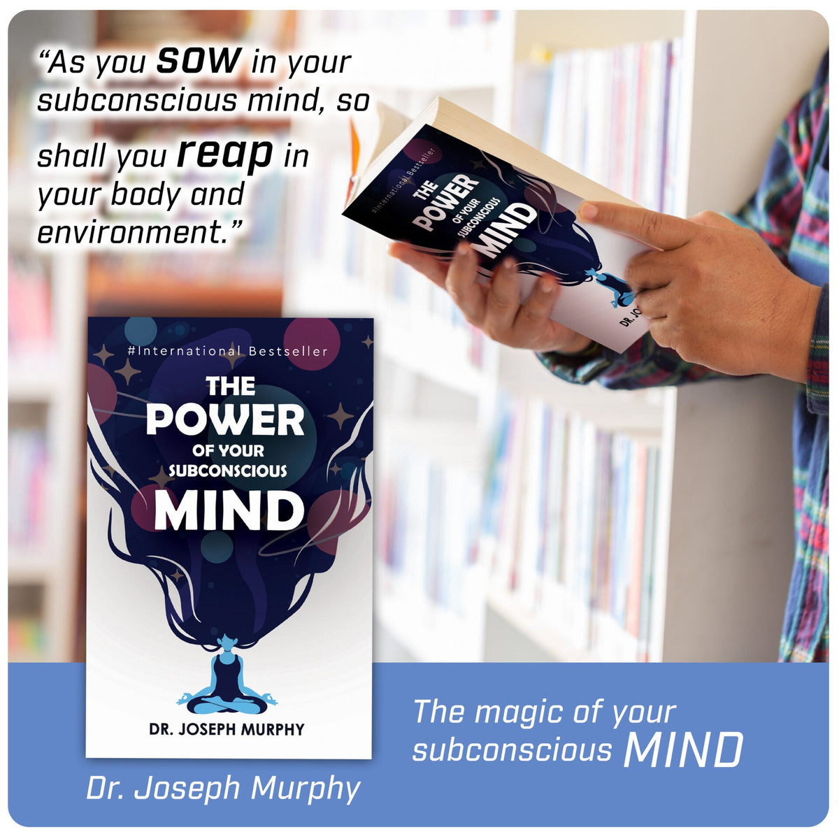 Personality Development Books Set of 2| The Power of your Subconscious Mind, The Power of Positive Thinking | Grocsy