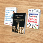 Personality Development for Business Management Books Set of 3| Success In Selling, Leaders, The Art of Public Speaking | Grocsy