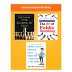 Personality Development for Business Management Books Set of 3| Success In Selling, Leaders, The Art of Public Speaking | Grocsy