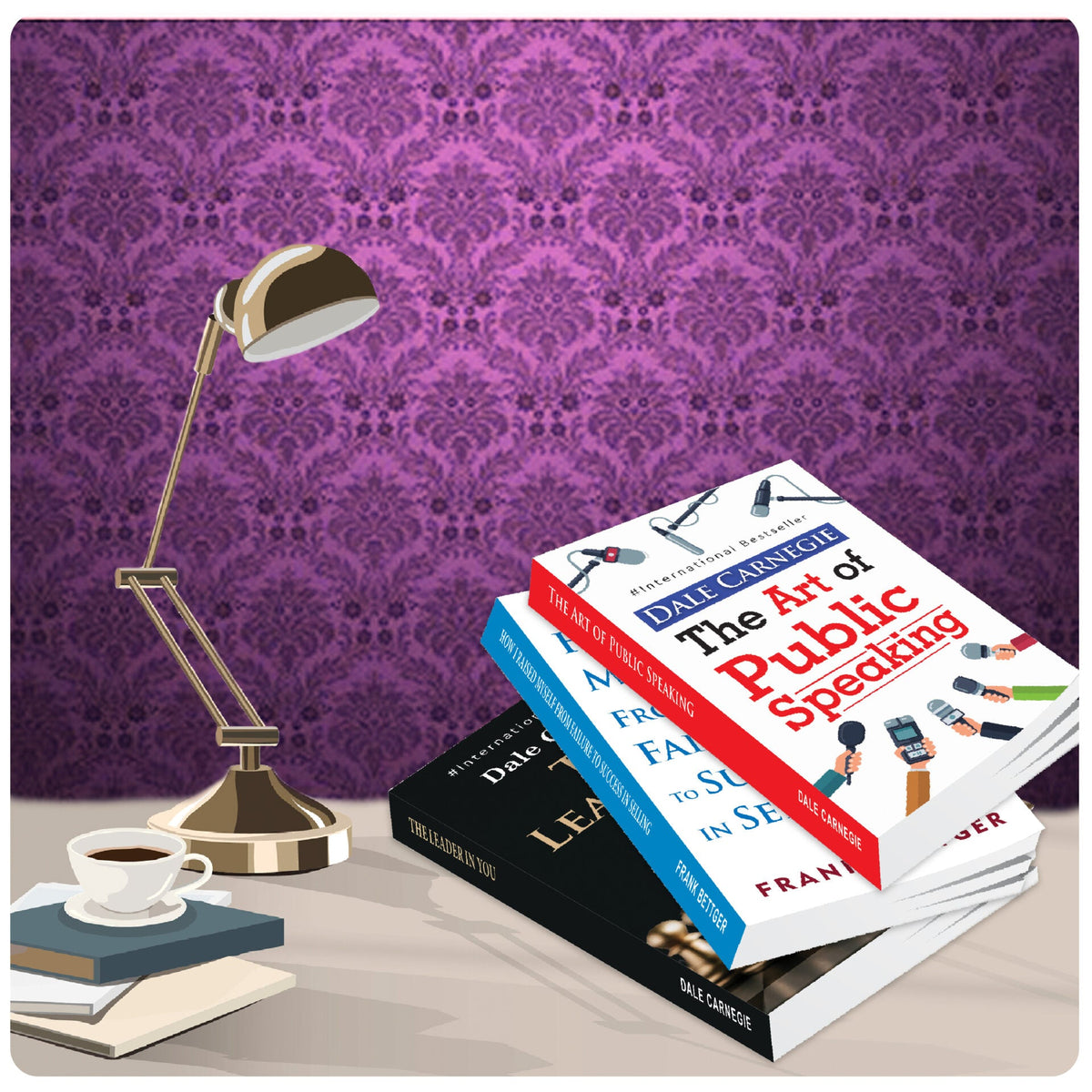 Personality Development for Business Management Books Set of 3| Success In Selling, Leaders, The Art of Public Speaking | Grocsy