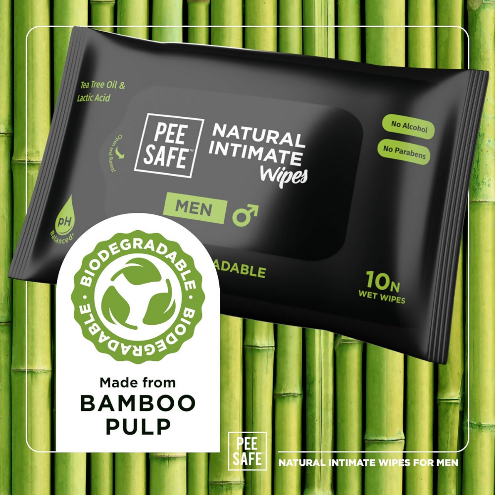 Pee Safe Intimate Wash & Intimate Wipes for Men | Grocsy