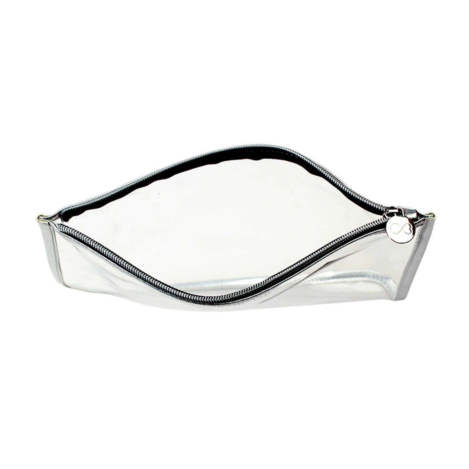 Colorbar Pouch Lips & Lashes Flat Pouches (Set Of Two) - White+Blush Pink | Grocsy