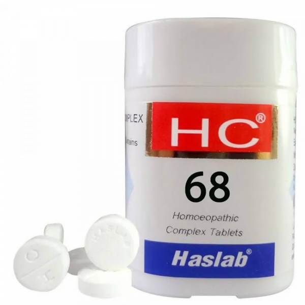 Haslab Homeopathy HC 68 Calcarea Flour Complex Tablets | Grocsy