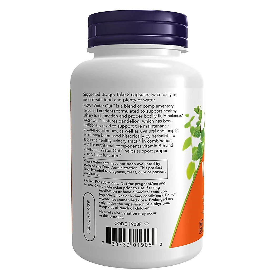 Now Foods Water Out Veg Capsule | Grocsy
