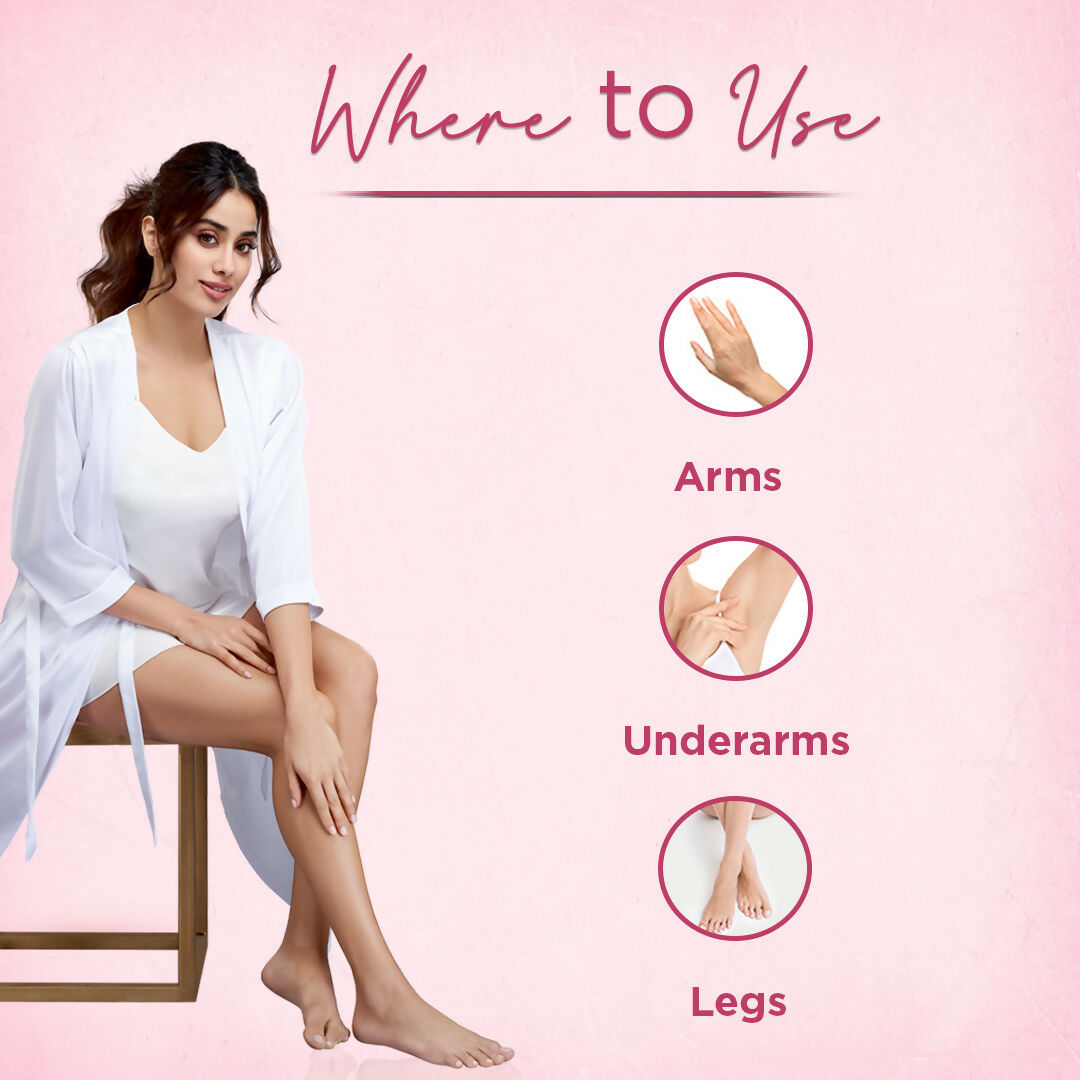 VI-JOHN Feather Touch Dermatologically Tested Rose & Alevera Hair Removal Spray For Women | Grocsy