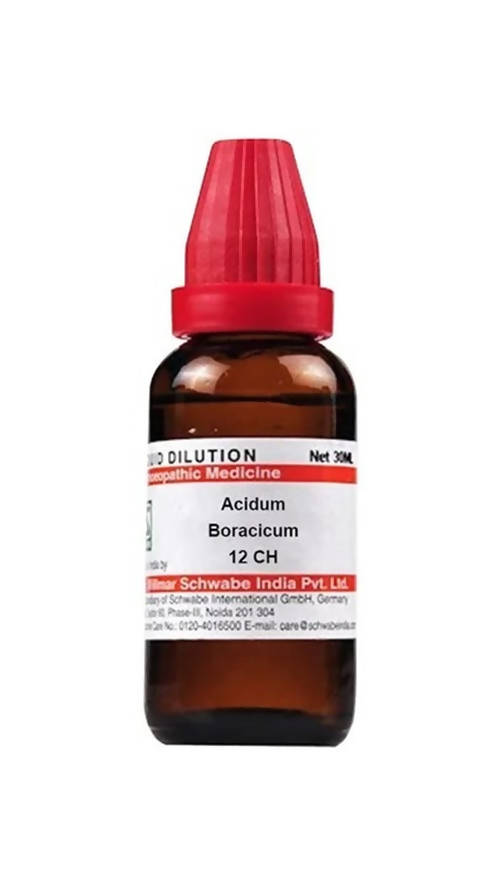 Dr. Willmar Schwabe India Acidum Boracicum Dilution | Grocsy