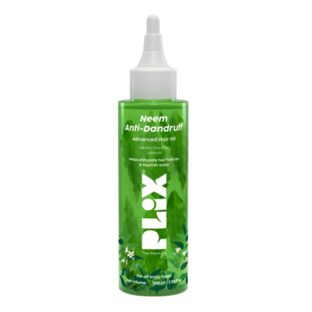 PLIX The Plant Fix Neem Anti-Dandruff Advanced Hair Oil | Grocsy