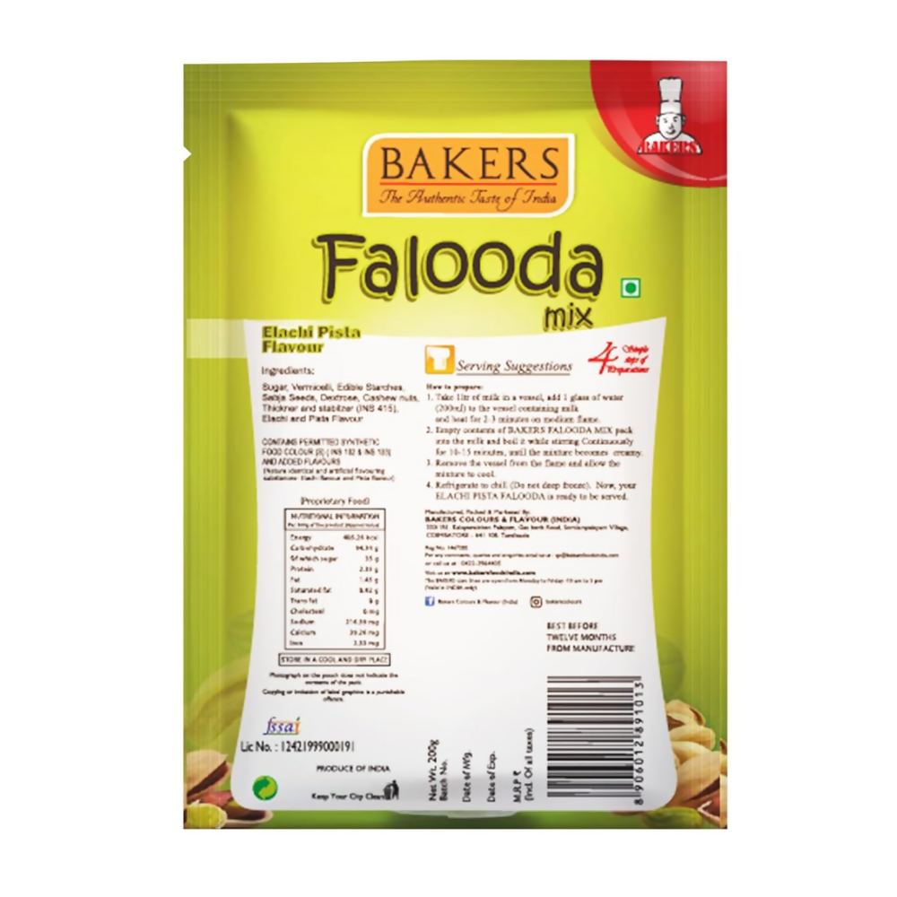 BAKERS Elaichi Pista Flavored Falooda Mix | Grocsy