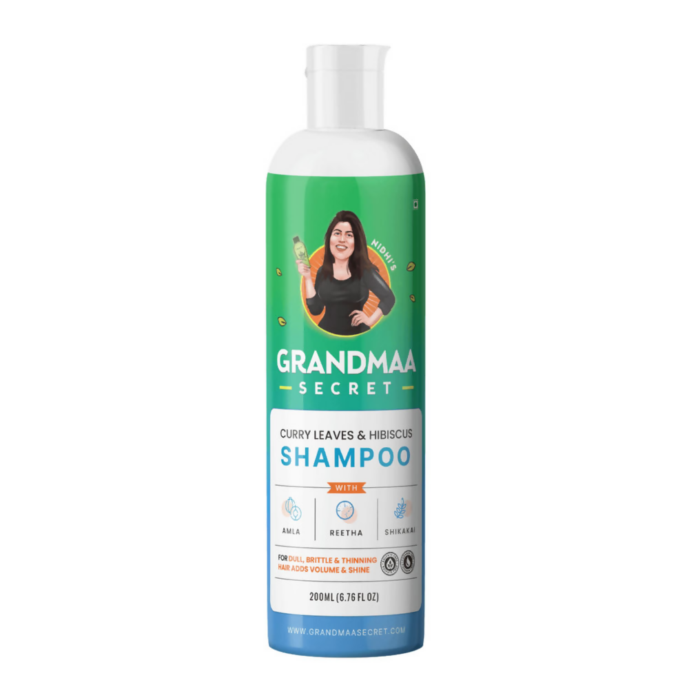 Nidhi'S Grandmaa Secret Curry Leaf & Hibiscus Shampoo | Grocsy