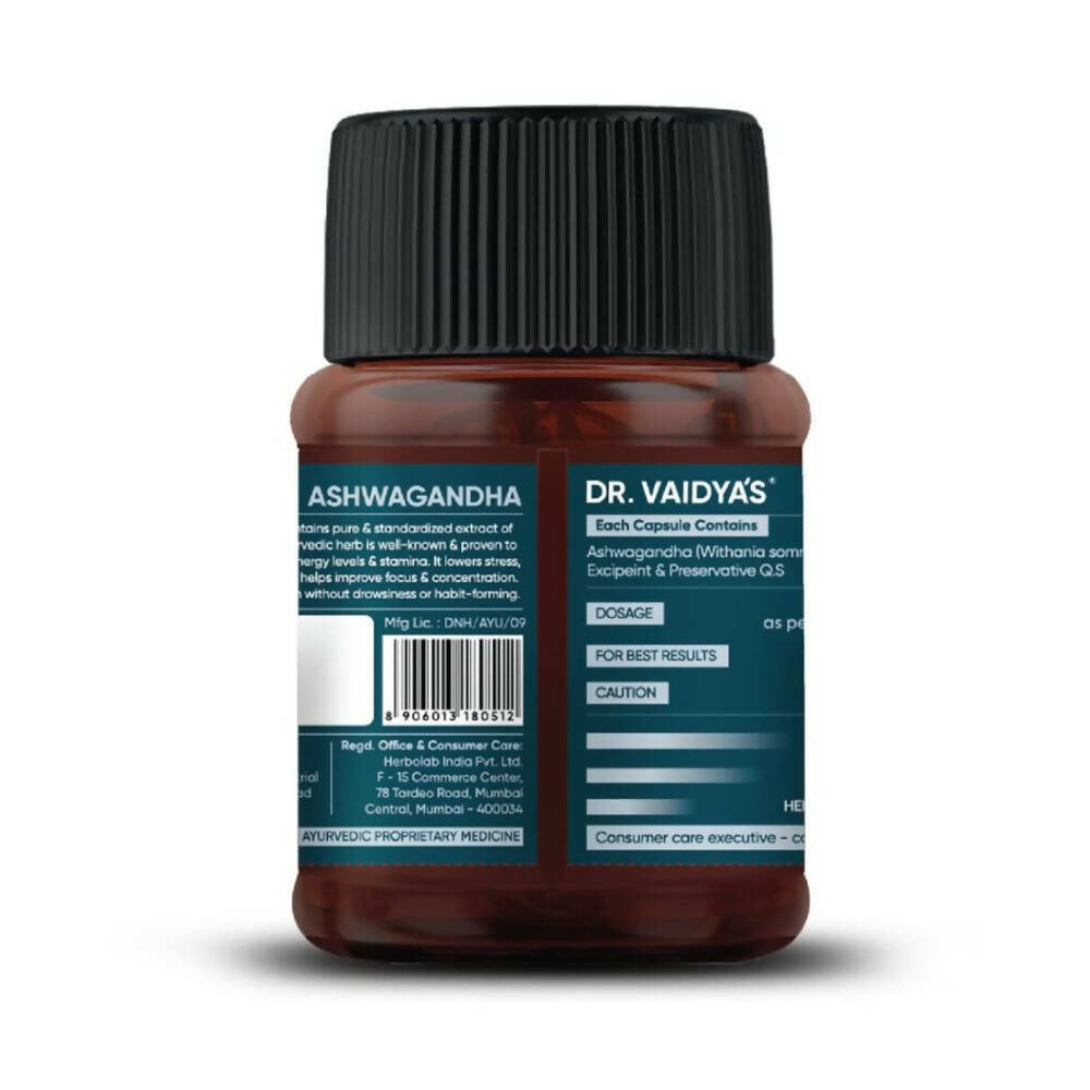 Dr. Vaidya's Ashwagandha Capsules | Grocsy