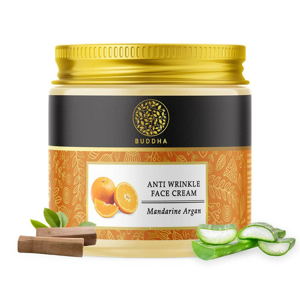 Buddha Natural Anti Wrinkle Face Cream - Reduce Fine Lines, Wrinkles & Skin Aging | Grocsy