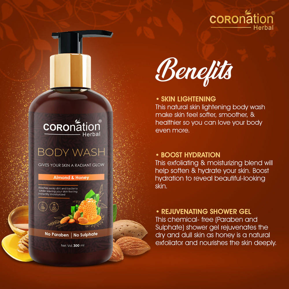 Coronation Herbal Almond and Honey Body Wash | Grocsy