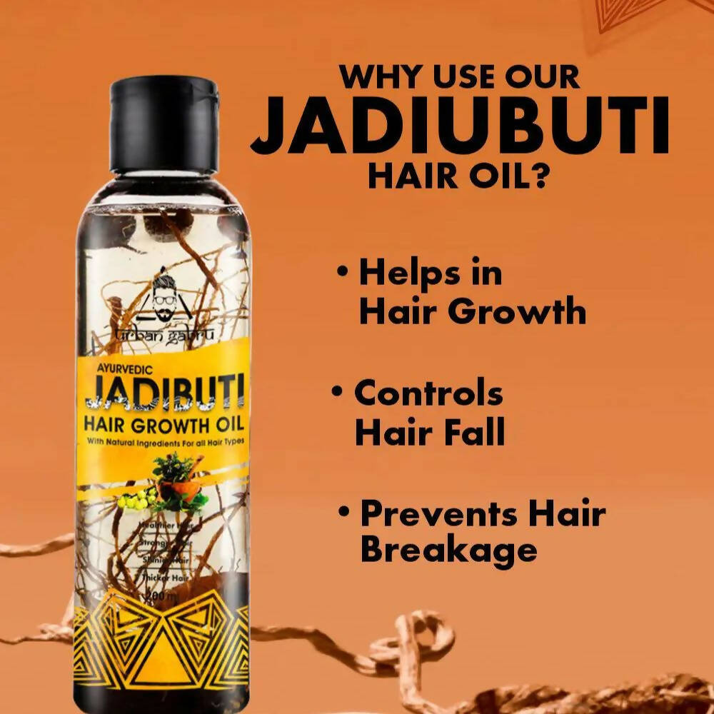 Urbangabru Ayurvedic Jadibuti Hair Growth Oil | Grocsy