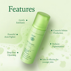 Indulgeo Essentials Sal Cleanse - Salicylic Acid Foaming Face Wash | Grocsy