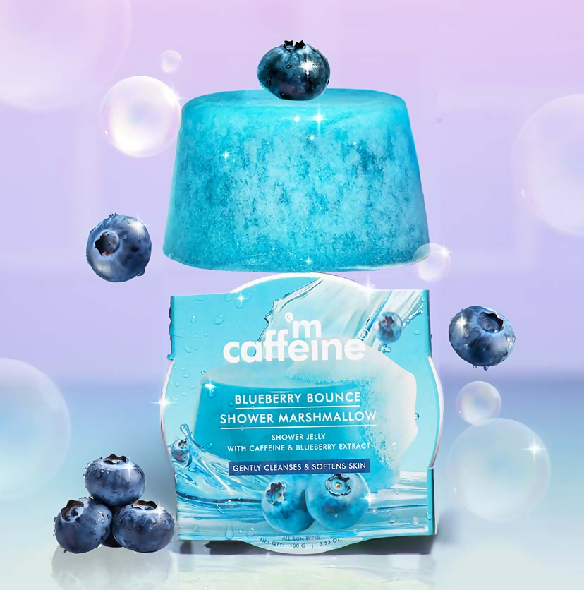 mCaffeine Blueberry Bounce Shower Marshmallow Shower jelly | Grocsy