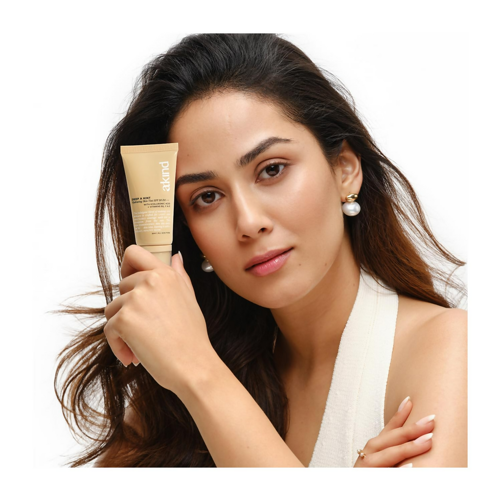 Akind Drop A Hint Hydrating Skin Tint Spf 30 Pa+++160 Caramel | Grocsy