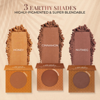 Just Herbs Nourishing Pressed Bronzer - Nutmeg | Grocsy