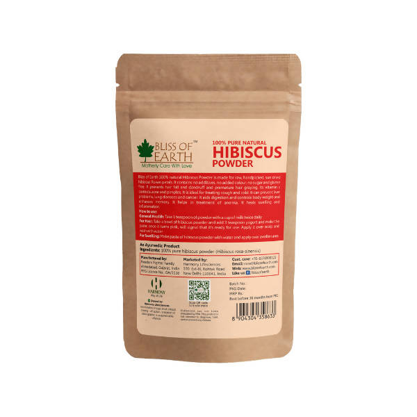 Bliss of Earth 100% Pure Natural Hibiscus Flower Powder | Grocsy