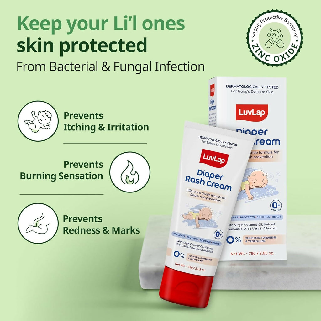LuvLap Baby Diaper Rash Cream | Grocsy