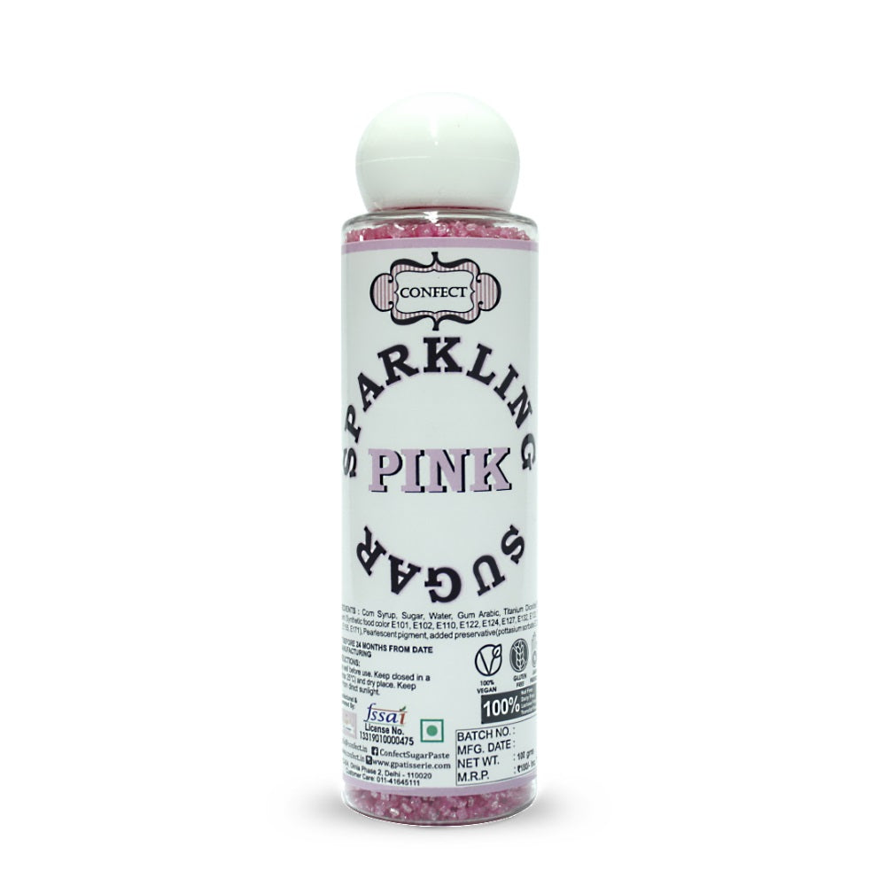 Confect Pink | Sparkling Sugar | Grocsy