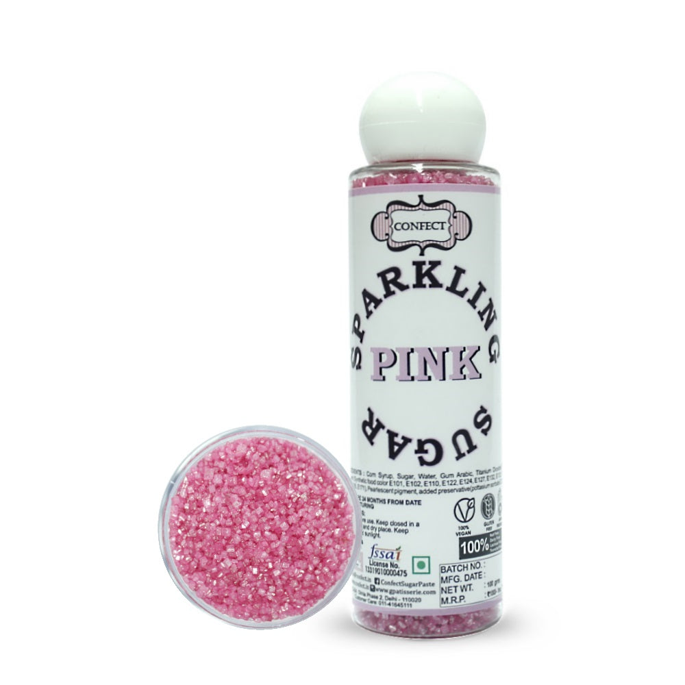 Confect Pink | Sparkling Sugar | Grocsy
