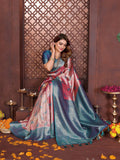 Anaita Banarasi Tissue Silk Saree | Grocsy