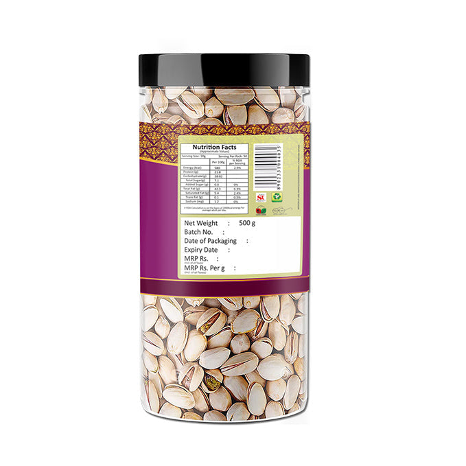 Yum Yum Roasted & Salted Pistachios Jar | Grocsy