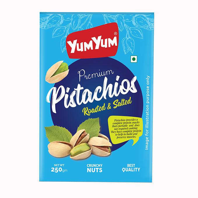 Yum Yum Roasted & Salted Pistachios Box | Grocsy