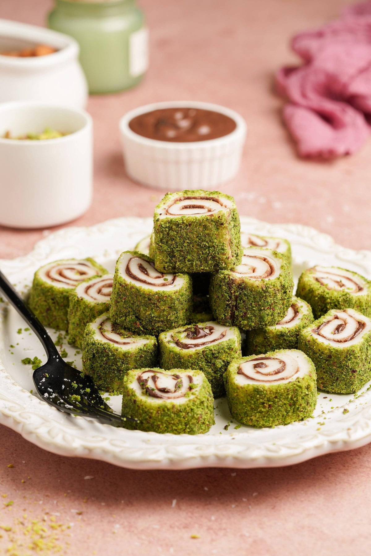 Gourmet Baklava Pista Nutella Delight | Grocsy