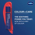 Vaseline Lip Care Colour + Care Tinted Lip Balm Stick - Kissing Red | Grocsy