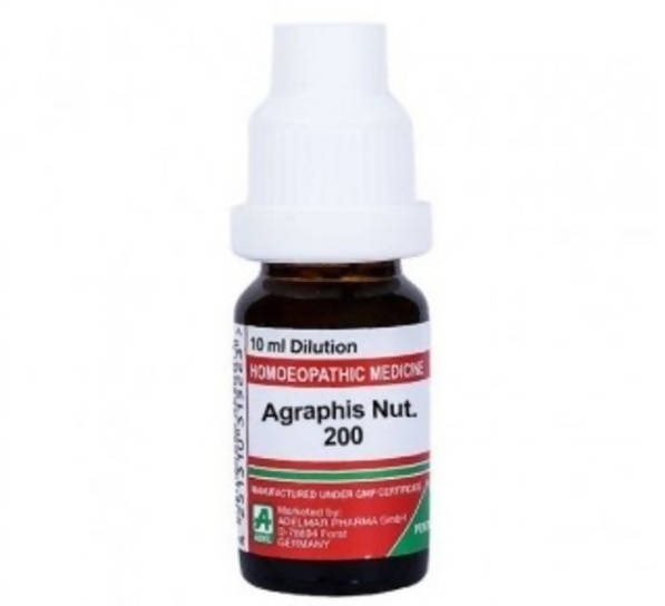 Adel Homeopathy Agraphis Nut Dilution | Grocsy
